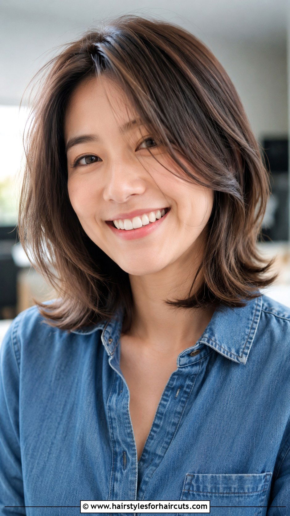 Layered Neck Length Cut - 25 hair thinning hairstyles - 25 hair thinning hairstyles