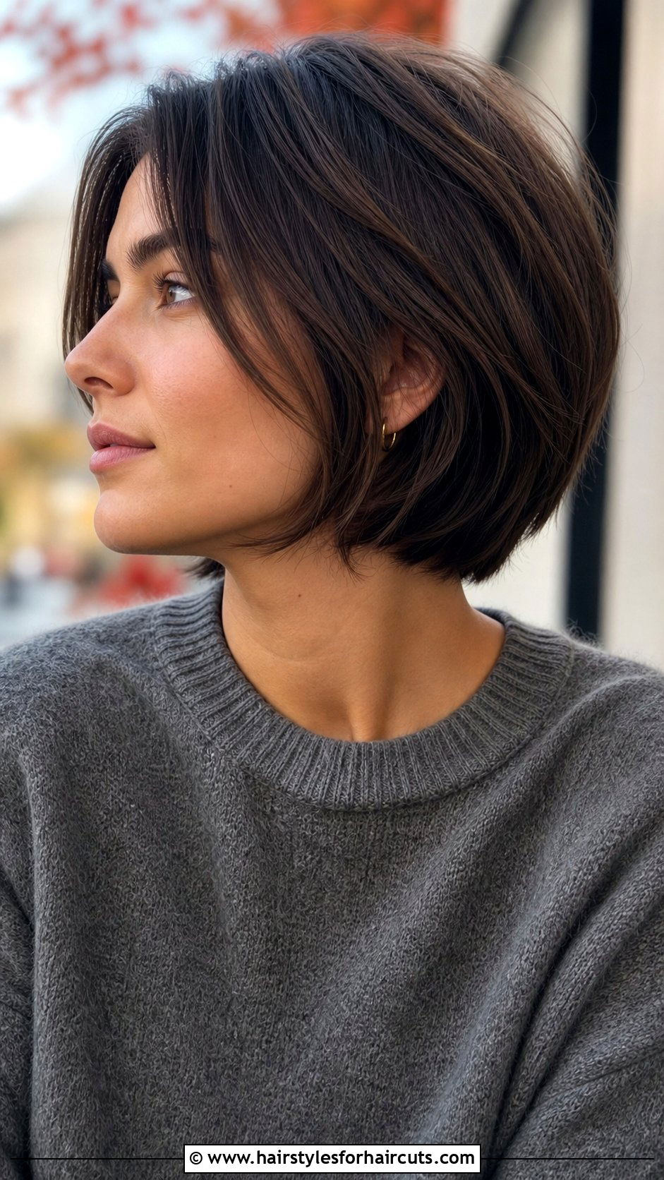 Layered Neck Length Gray Hair - 25 layered haircuts for gray hair - 25 layered haircuts for gray hair