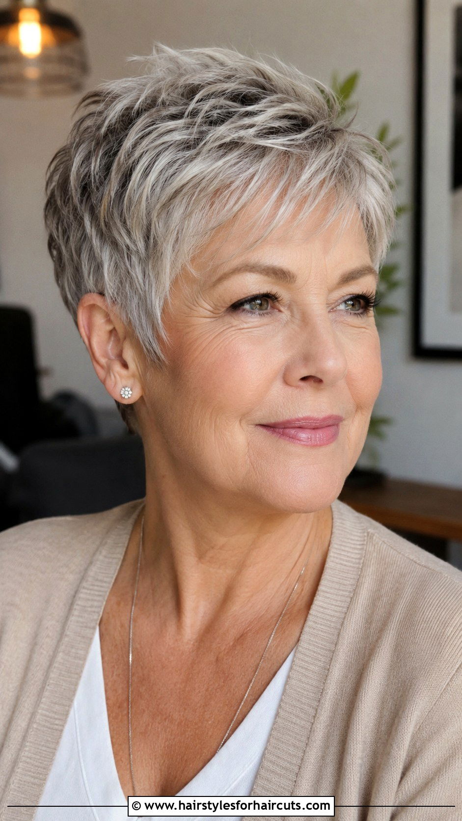 Layered Pixie - 25 short hairstyles for women over sixty - 25 short hairstyles for women over sixty