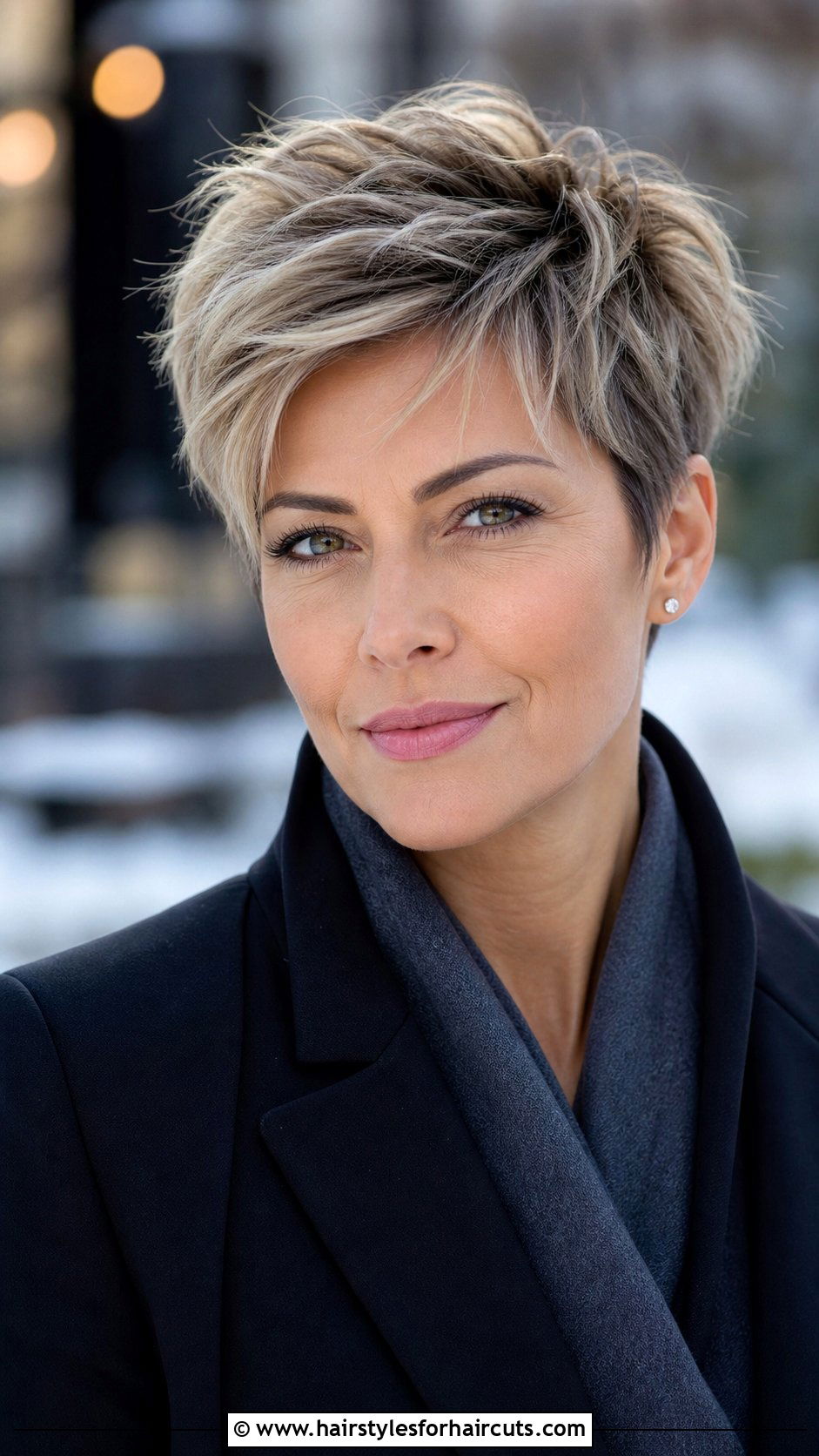 Layered Pixie Cut For Gray Hair - 25 layered haircuts for gray hair - 25 layered haircuts for gray hair