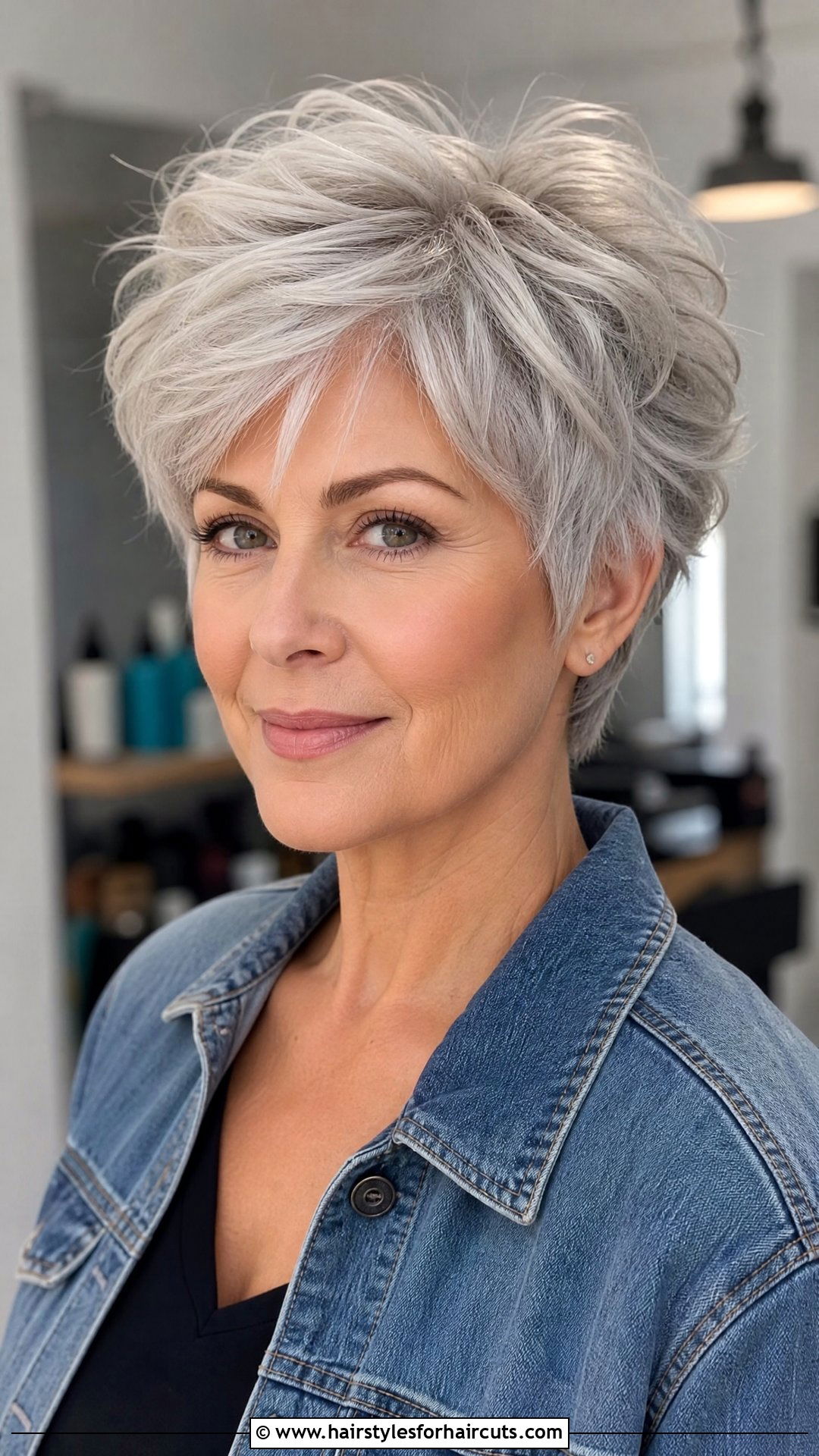 Layered Pixie For Silver Hair - 25 pixie haircuts for gray hair - 25 pixie haircuts for gray hair