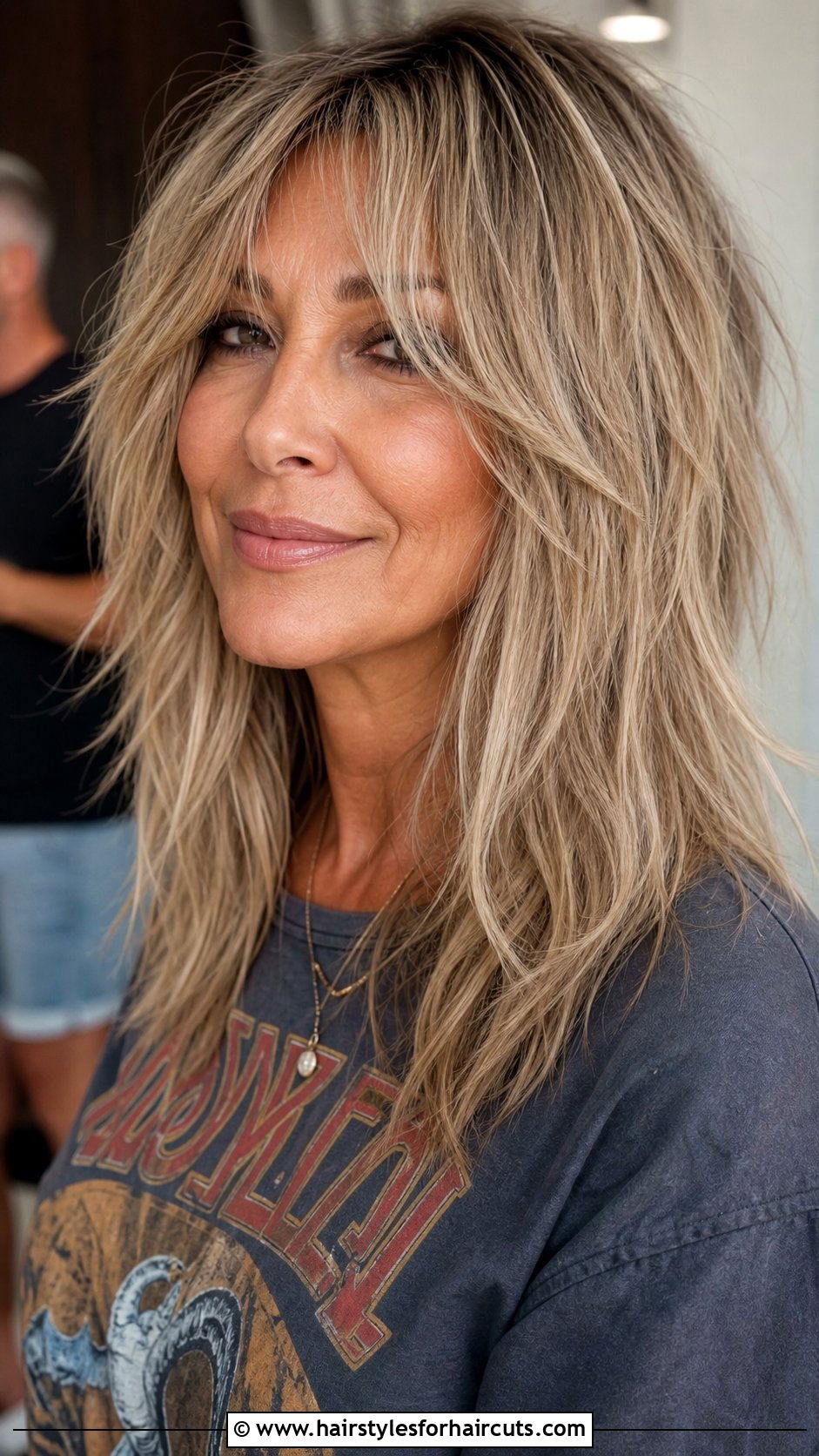 Layered Shag - 25 hairstyles for ladies over 50 - 25 hairstyles for ladies over 50