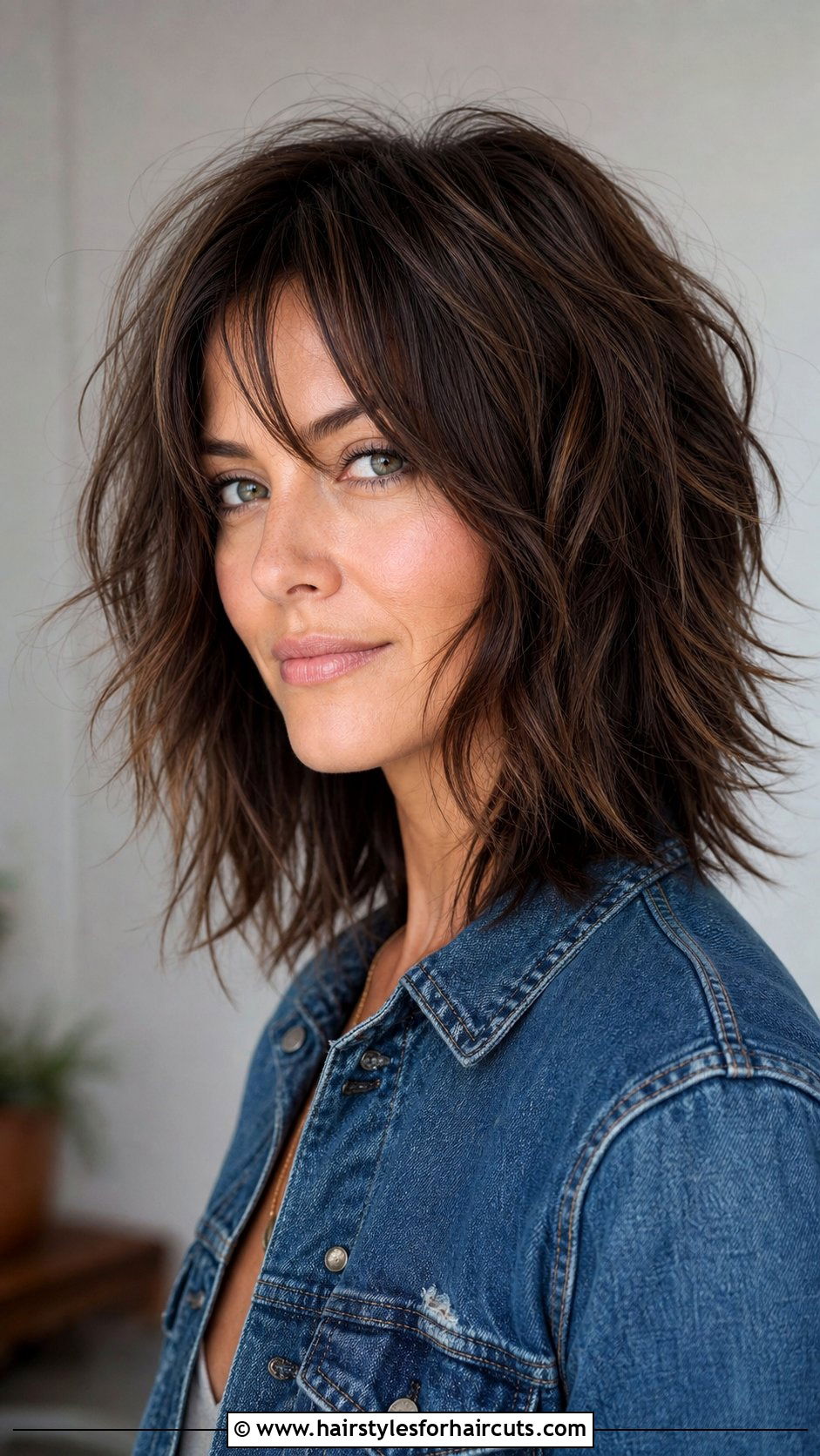 Layered Shag Haircut - 25 round face front haircuts - 25 round face front haircuts