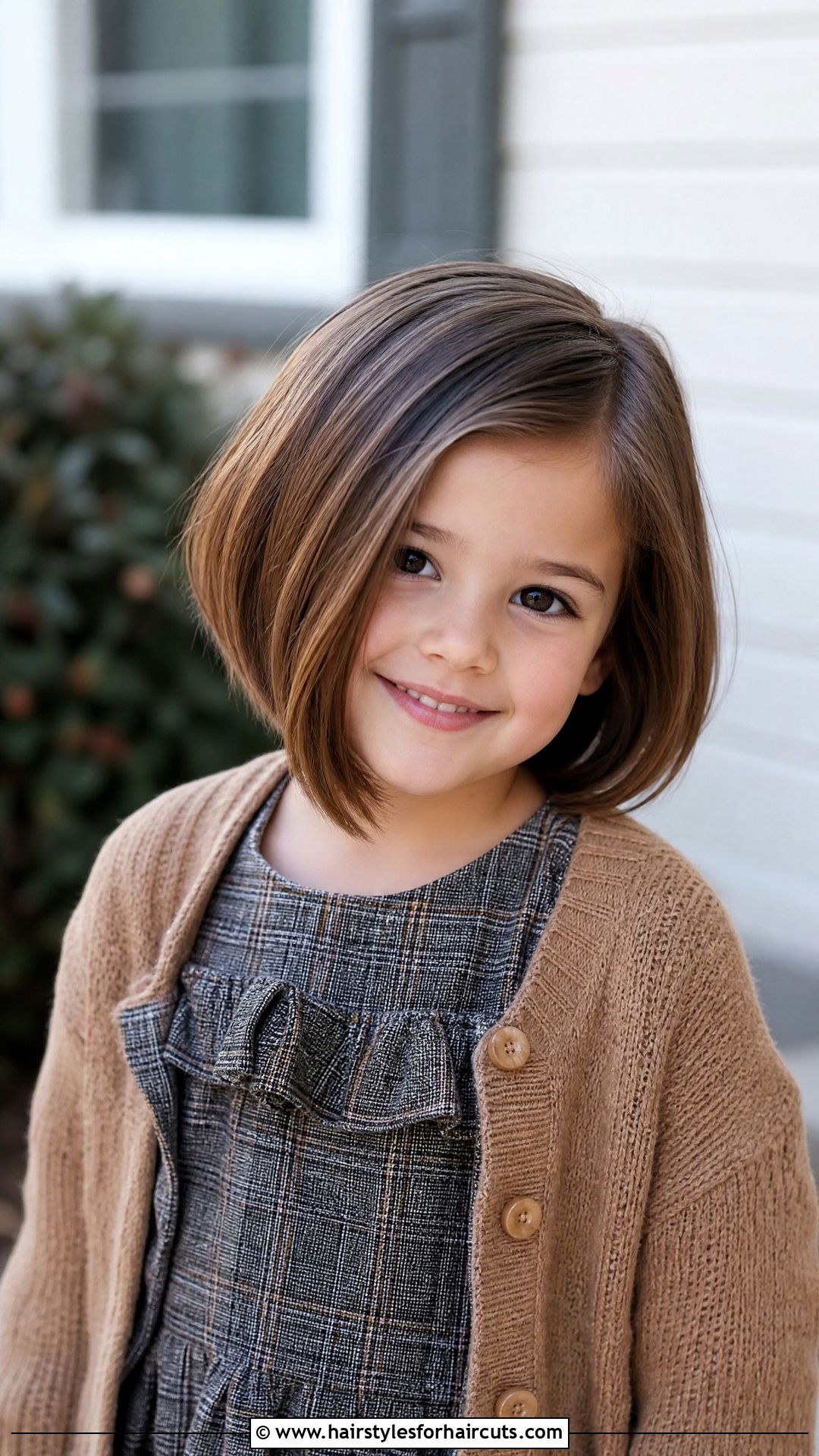 Layered Short A Line Bob - 25 layered short hair little girl haircuts - 25 layered short hair little girl haircuts