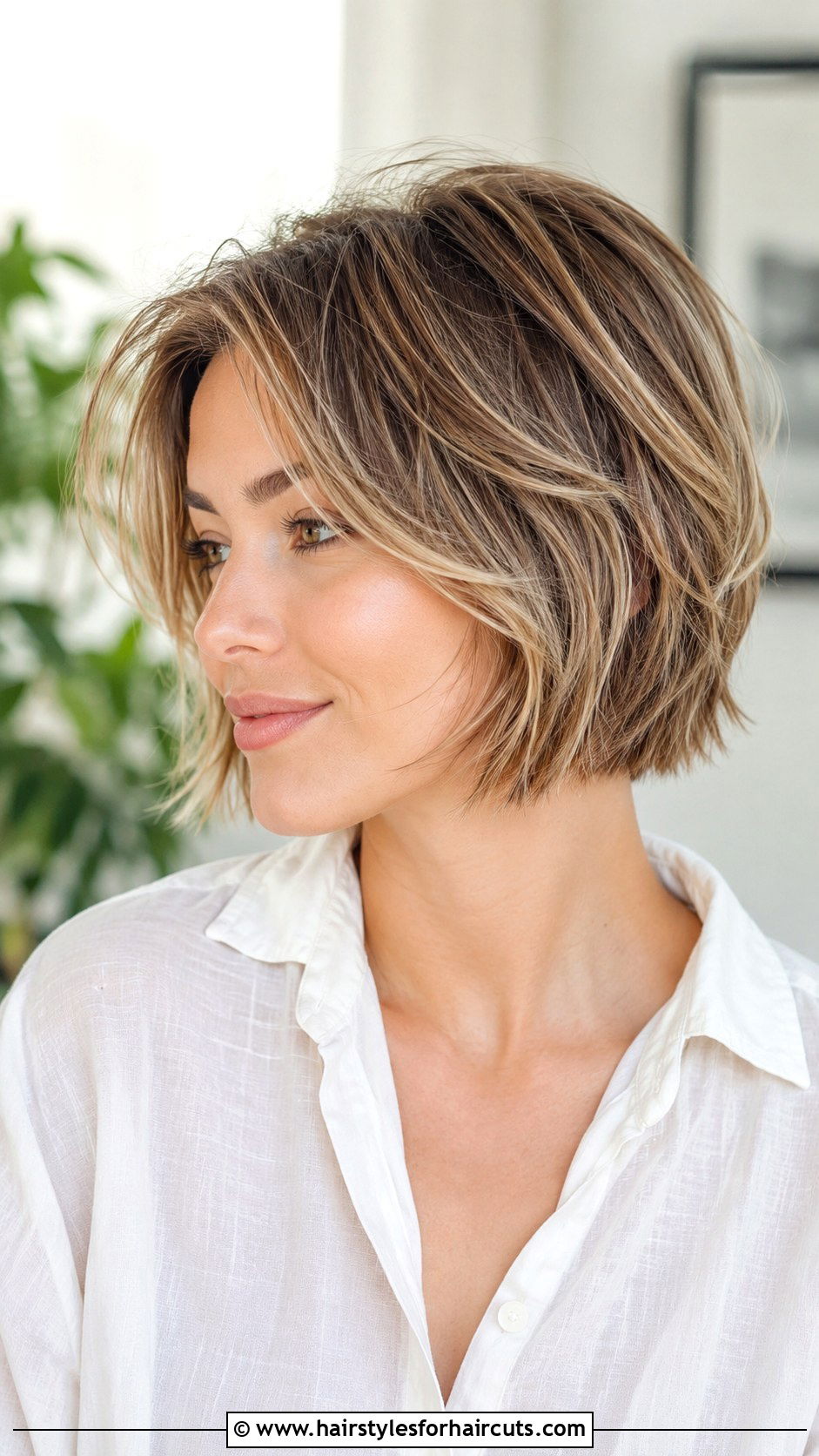 Layered Short Bob - 25 short haircuts for voluminous hair - 25 short haircuts for voluminous hair
