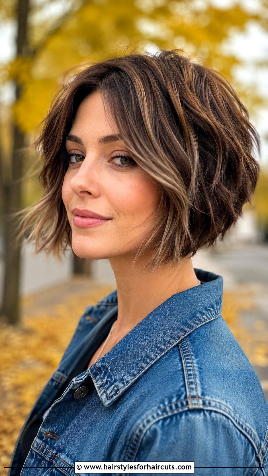 Layered Short Bob - 25 short hairstyles for round faces - 25 short hairstyles for round faces