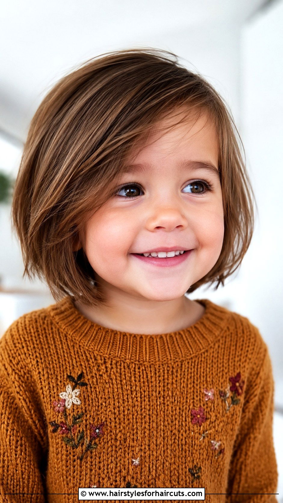 Layered Short Bob - 25 toddler girl short haircuts - 25 toddler girl short haircuts