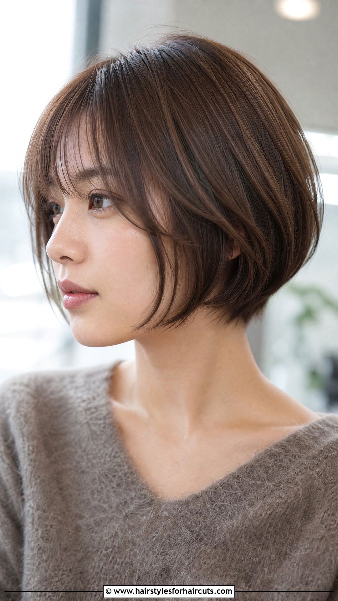 Layered Short Bob - 25 round face short haircuts - 25 round face short haircuts