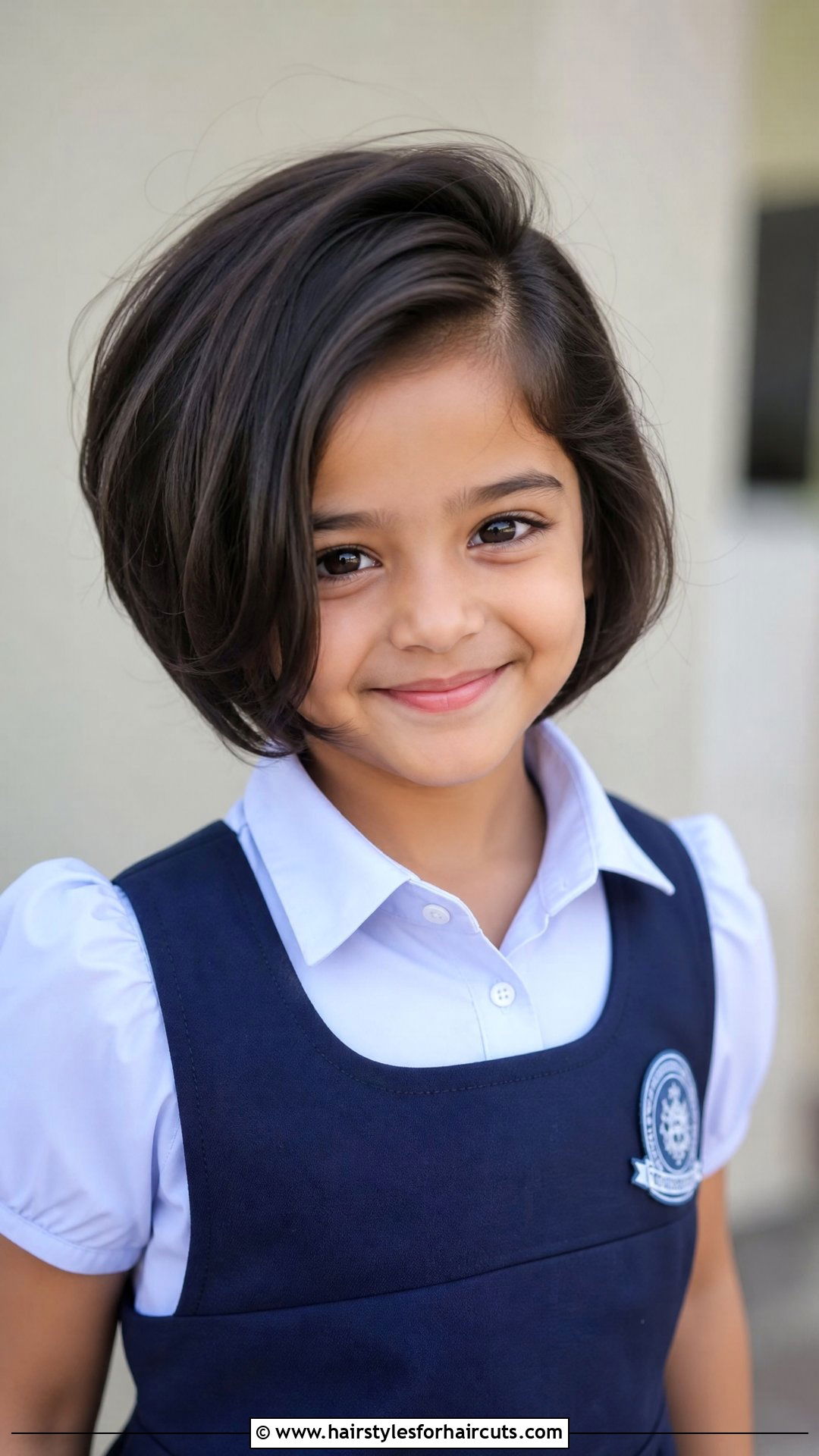 Layered Short Bob With Side Part - 25 layered short hair little girl haircuts - 25 layered short hair little girl haircuts