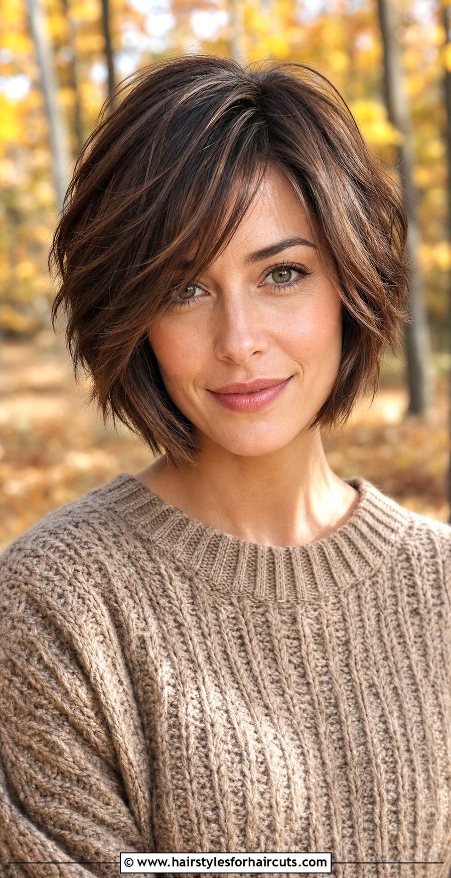 Layered Short Brown Haircut - 25 short brown haircuts - 25 short brown haircuts