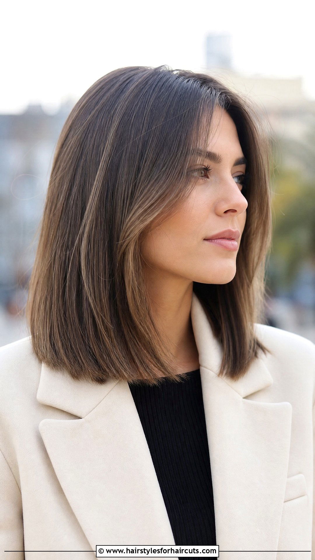 Layered Shoulder Length Blunt Cut - 25 layered shoulder length haircuts - 25 layered shoulder length haircuts