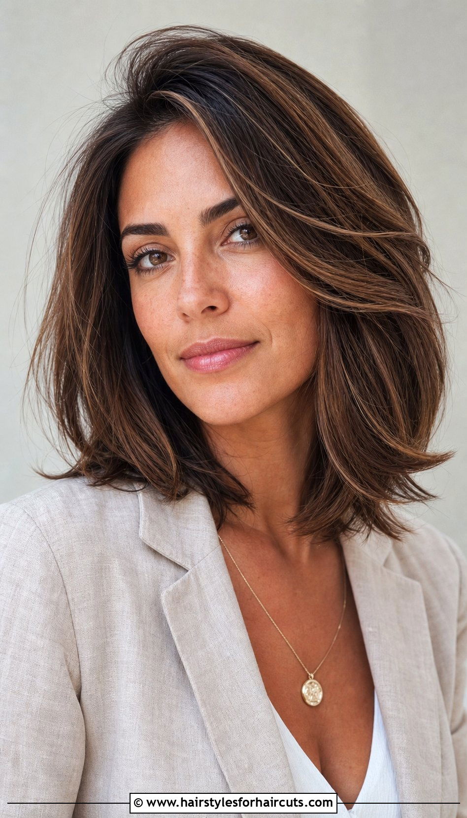 Layered Shoulder Length Bob - 25 shoulder length hairstyles for fine hair - 25 shoulder length hairstyles for fine hair