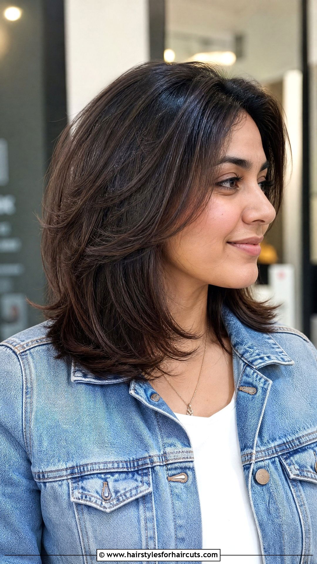 Layered Shoulder Length Cut - 25 medium length thin hair hairstyles - 25 medium length thin hair hairstyles