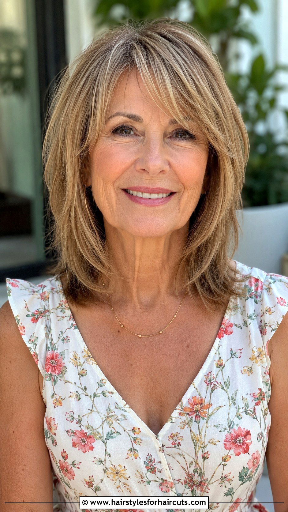 Layered Shoulder Length Haircut - 25 best hairstyles for women over 60 - 25 best hairstyles for women over 60