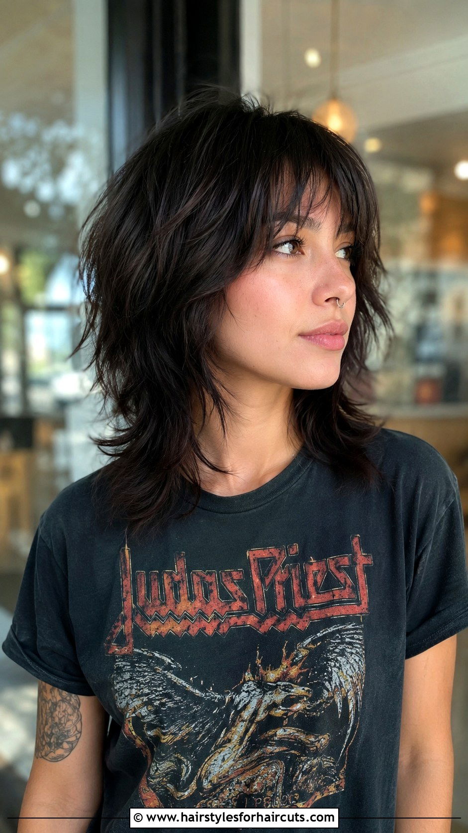 Layered Shoulder Length Wolf Cut - 25 layered shoulder length haircuts - 25 layered shoulder length haircuts
