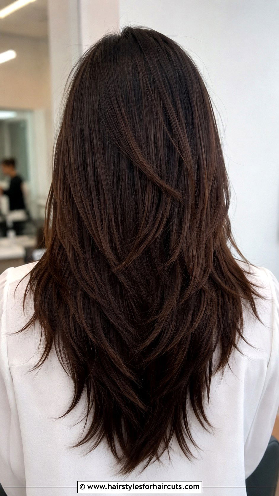 Layered V Cut Long Hair Back View - 25 back of head haircuts long hair - 25 back of head haircuts long hair