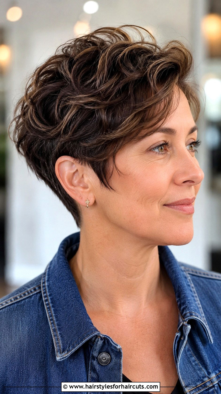 Layered Wavy Pixie - 25 hairstyles short wavy hair - 25 hairstyles short wavy hair