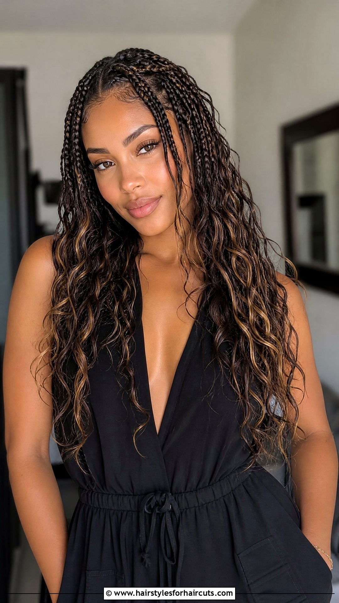 Layered Wet And Wavy Braids - 25 wet and wavy braiding hairstyles - 25 wet and wavy braiding hairstyles