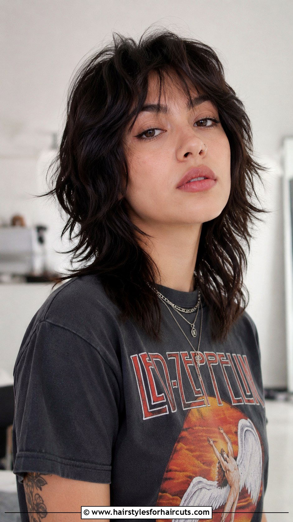 Layered Wolf Cut - 25 haircuts katy - 25 haircuts katy