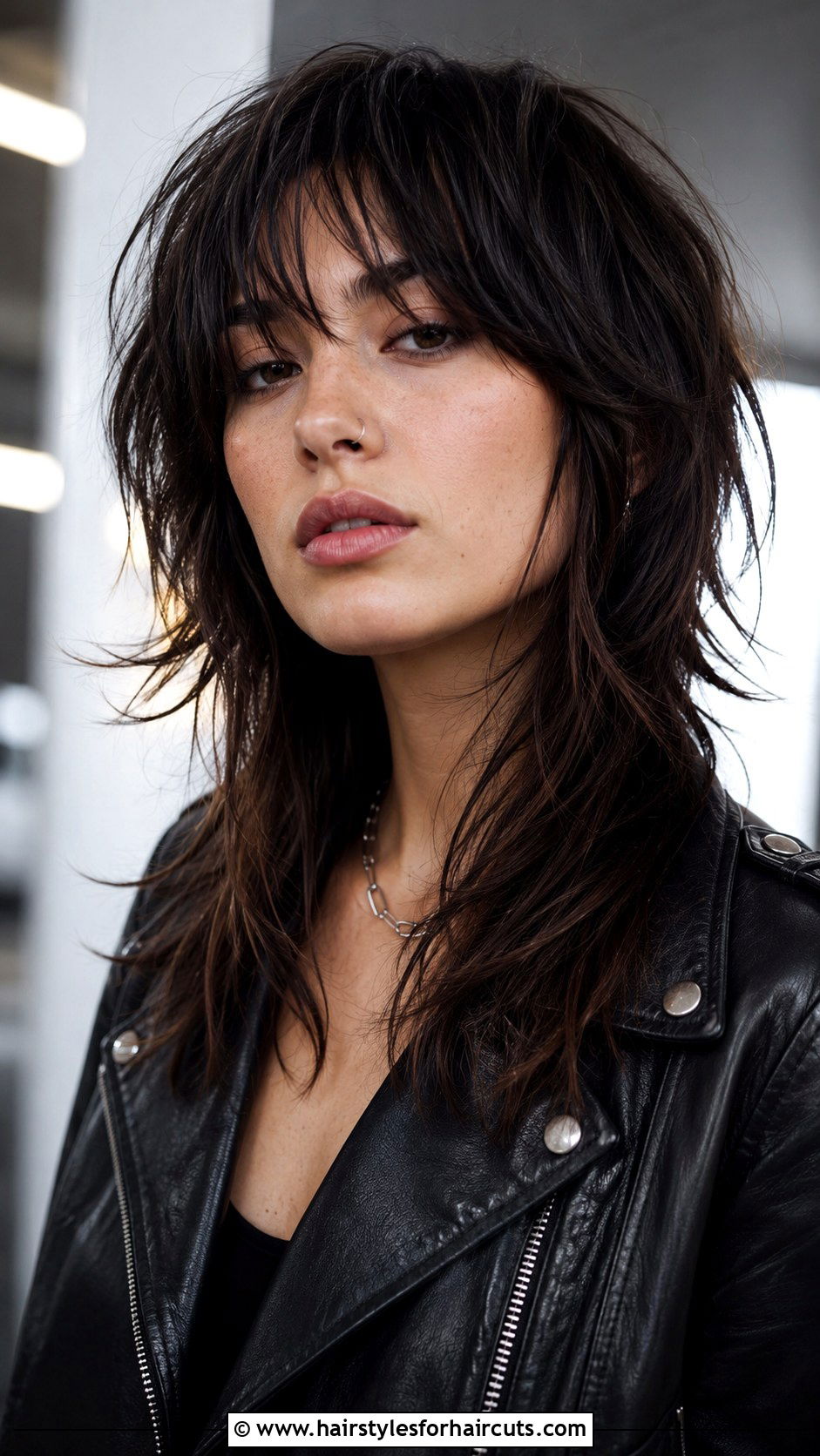 Layered Wolf Cut Open Hair - 25 easy open hair hairstyles - 25 easy open hair hairstyles