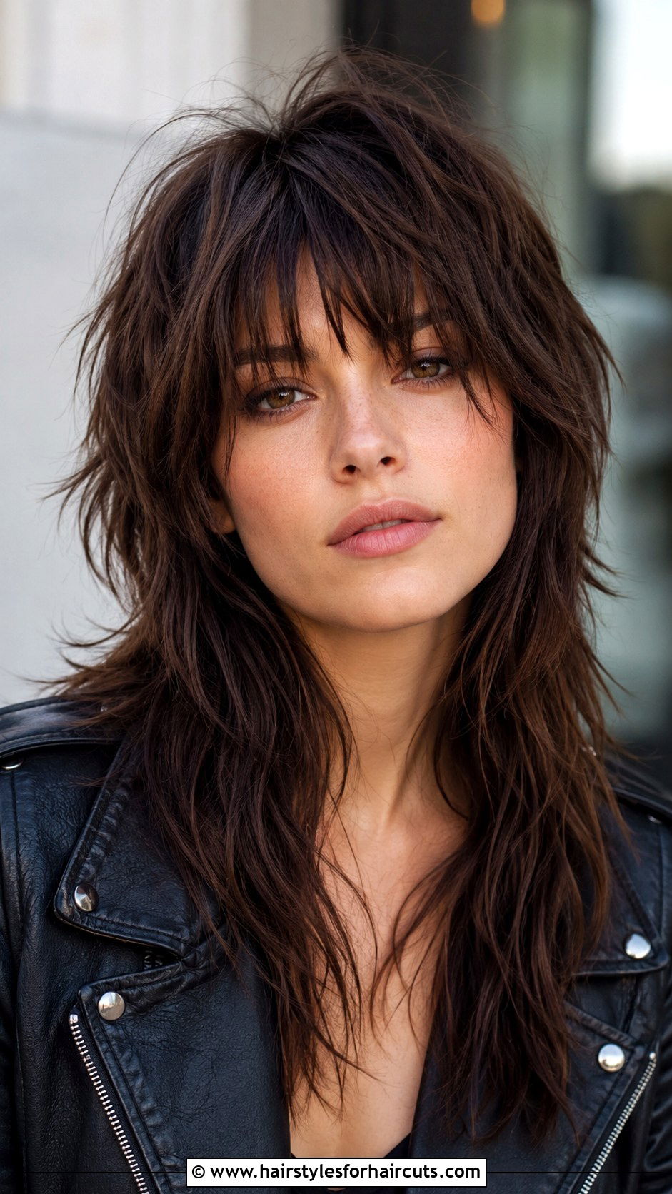 Layered Wolf Cut With Bangs - 25 layered hairstyles with bangs - 25 layered hairstyles with bangs