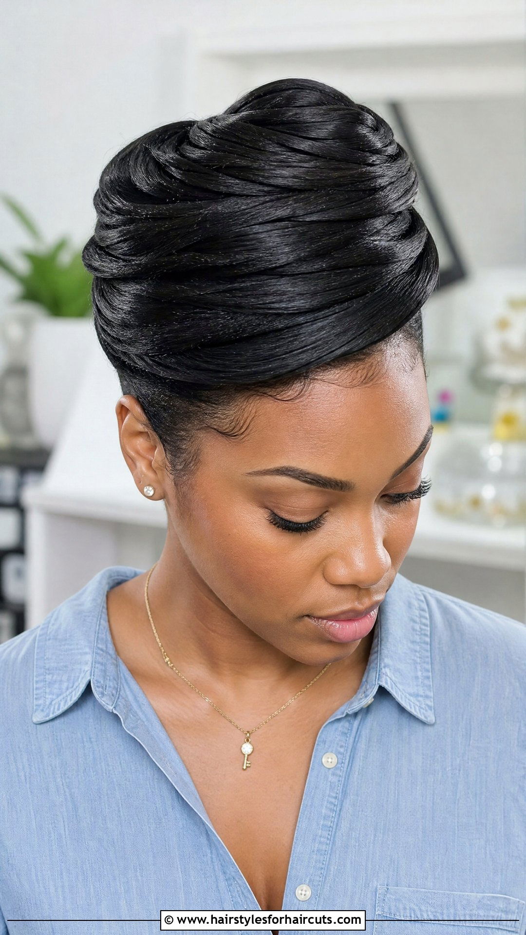Layered Wrap Hairstyle - 25 wrap hairstyles for black hair - 25 wrap hairstyles for black hair
