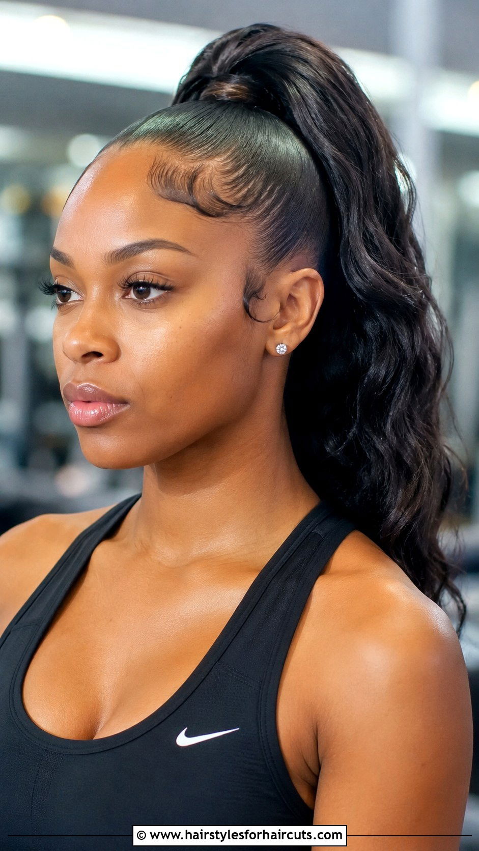 Leave Out Sleek High Ponytail - 25 leave out hairstyles - 25 leave out hairstyles