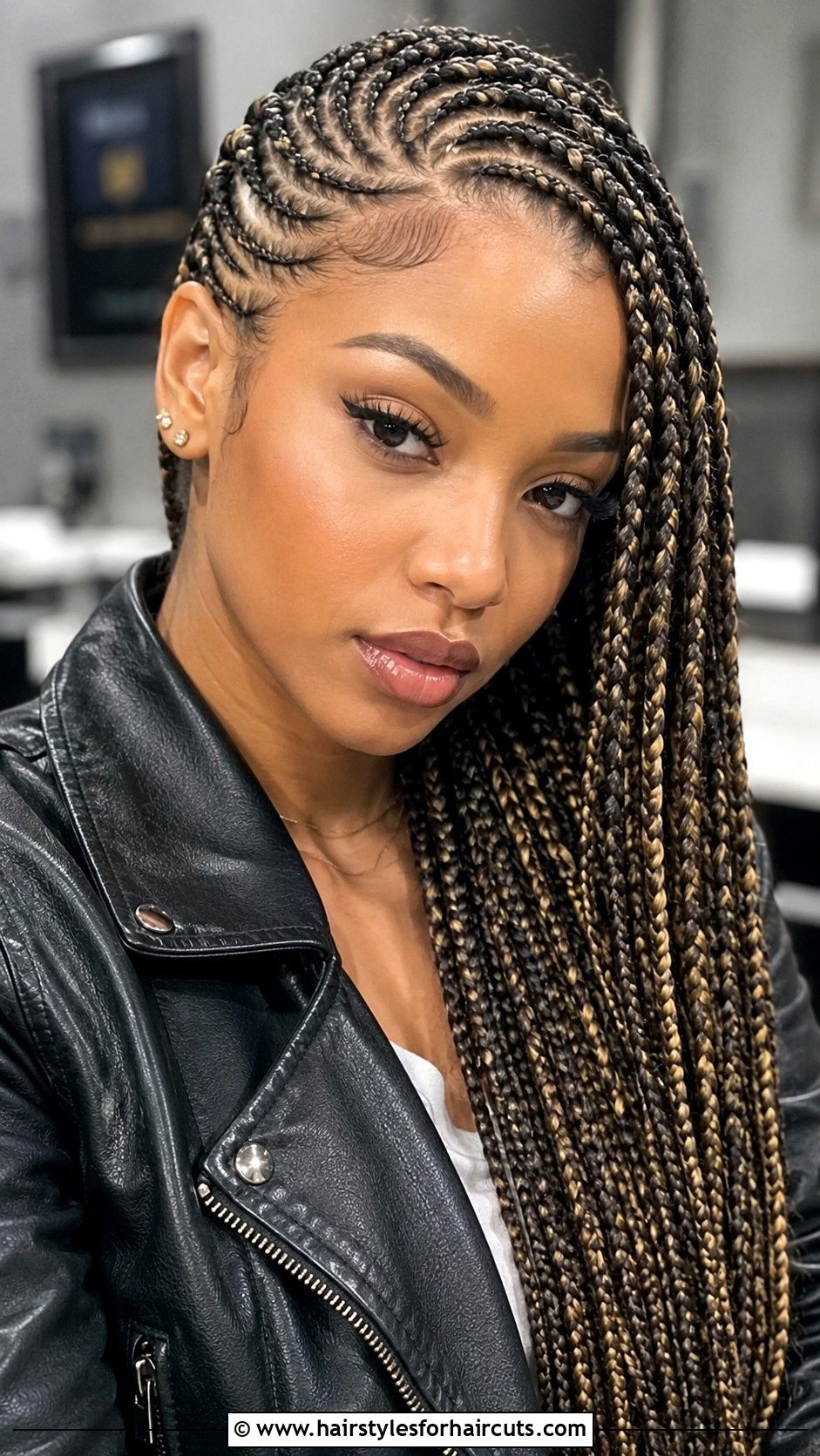 Lemonade Braids - 25 braiding winter hairstyles for black hair - 25 braiding winter hairstyles for black hair