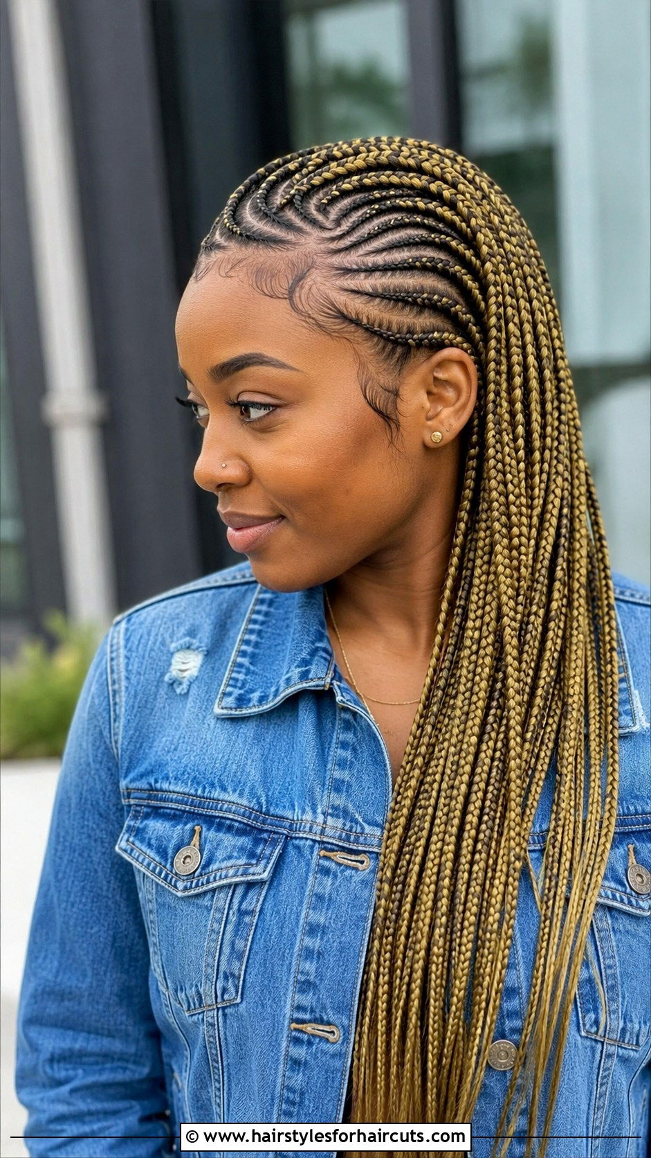 Lemonade Braids - 25 braiding hairstyles - 25 braiding hairstyles
