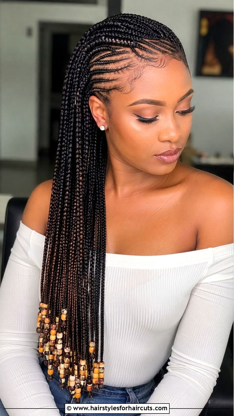 Lemonade Braids - 25 extension braid hairstyles for black hair - 25 extension braid hairstyles for black hair