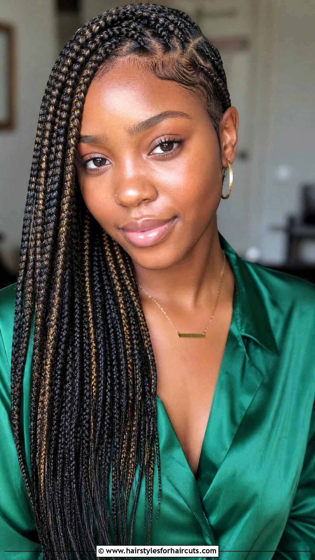 Lemonade Braids - 25 hairstyles for black girls with thick hair - 25 hairstyles for black girls with thick hair