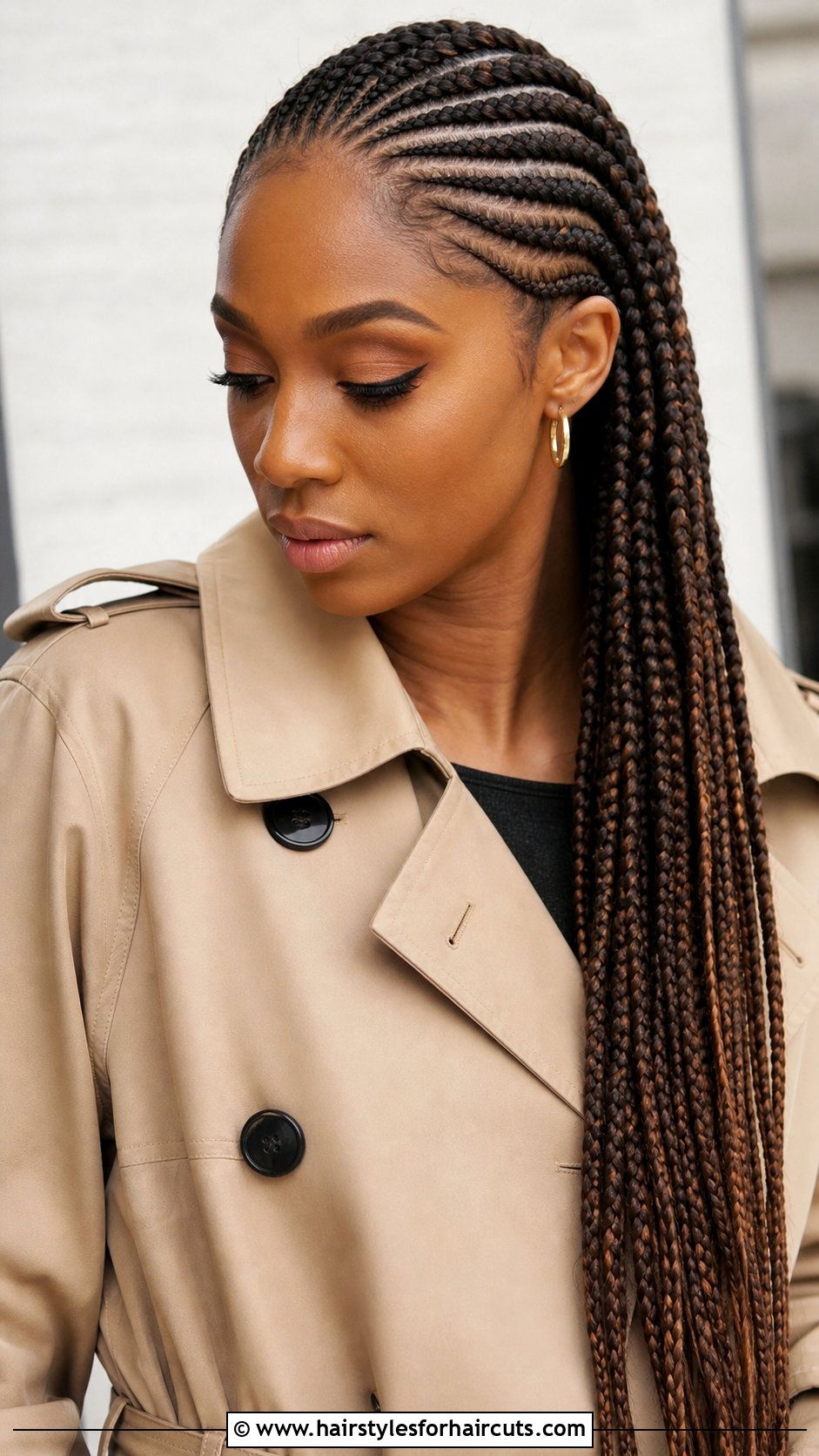 Lemonade Braids - 25 winter hairstyles for natural hair - 25 winter hairstyles for natural hair