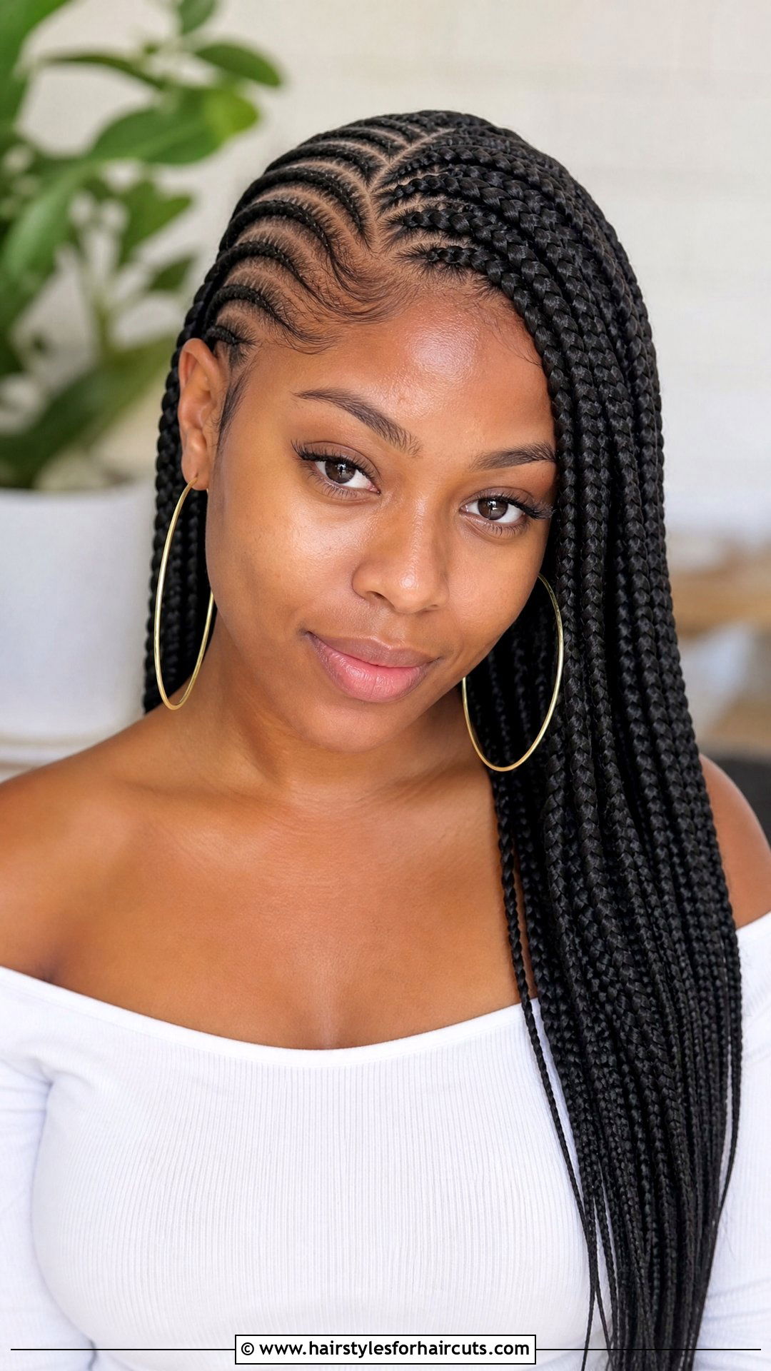 Lemonade Braids Side Part - 25 tress hairstyles - 25 tress hairstyles
