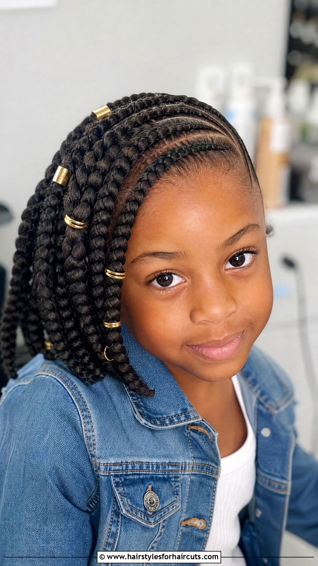 Lemonade Braids With Cuffs - 25 little girl braided hairstyles with natural hair - 25 little girl braided hairstyles with natural hair