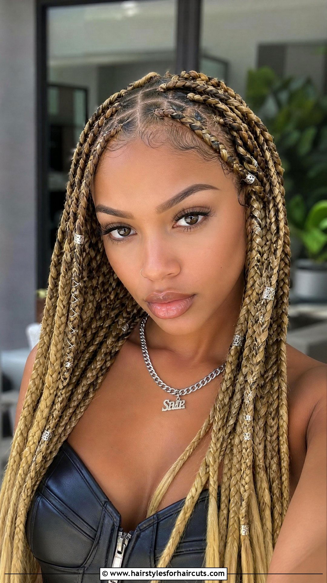Lemonade Braids With Rings - 25 lemonade hairstyles - 25 lemonade hairstyles