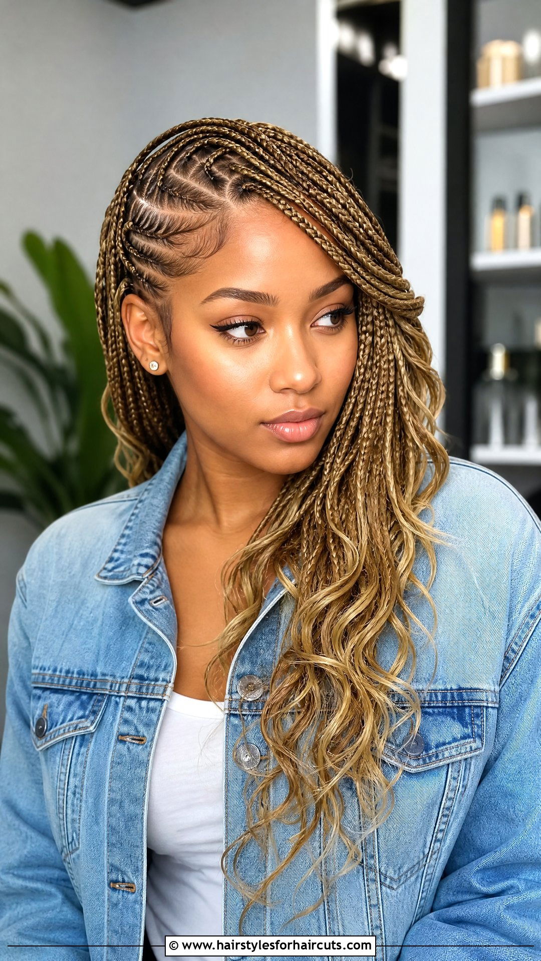 Lemonade Braids With Wavy Ends - 25 wet and wavy braiding hairstyles - 25 wet and wavy braiding hairstyles