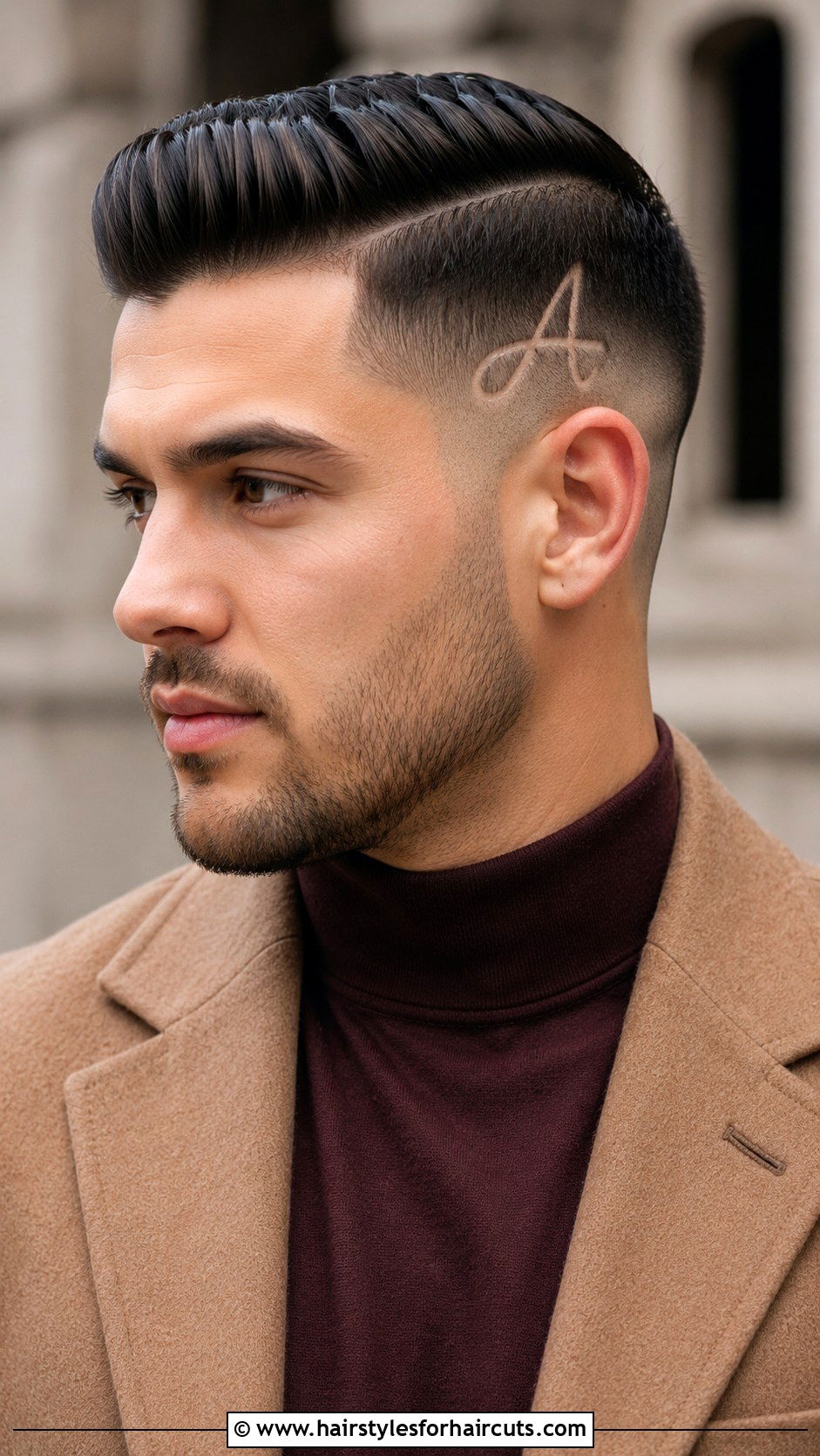 Letter A Design Mid Fade - 25 letter a design haircuts - 25 letter a design haircuts