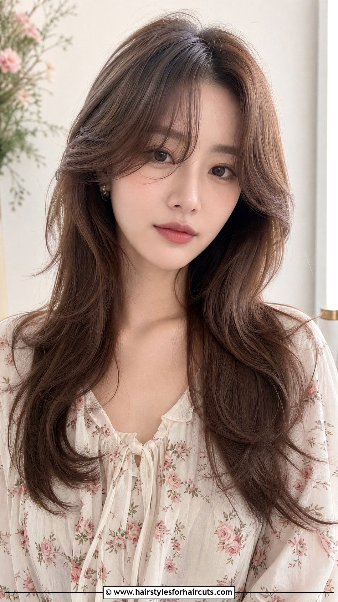 Libra Curtain Bangs Long Hair - 25 zodiac hairstyles - 25 zodiac hairstyles