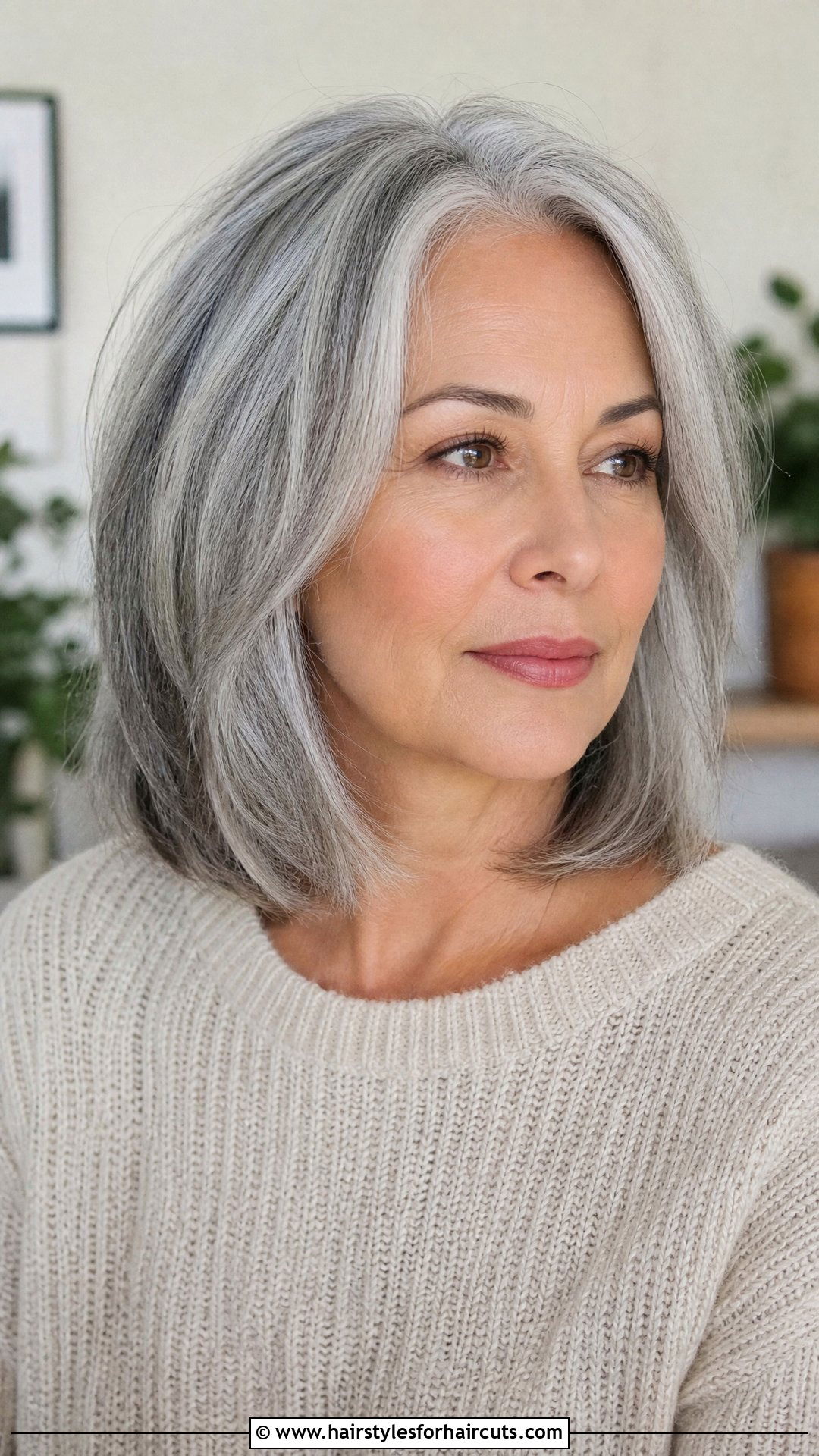 Lob Haircut Grey Hair - 25 haircuts grey hair - 25 haircuts grey hair