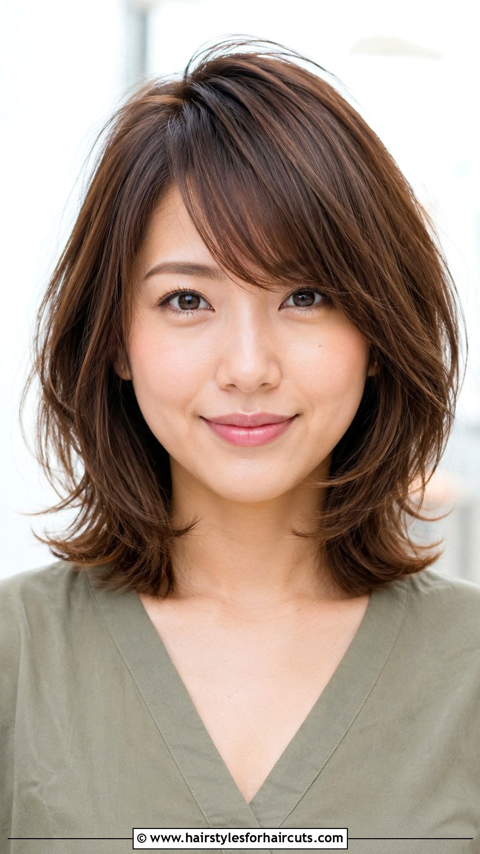 Lob With Blunt Bangs - 25 womens hairstyles with bangs - 25 womens hairstyles with bangs