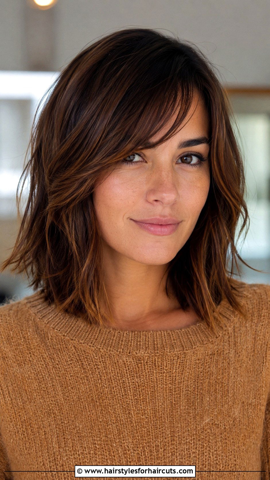 Lob With Side Fringe - 25 hairstyles with side fringe - 25 hairstyles with side fringe