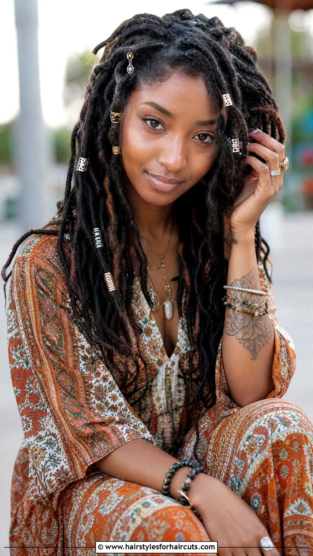 Loc Jewelry Natural Hairstyle - 25 natural hairstyles for ladies - 25 natural hairstyles for ladies