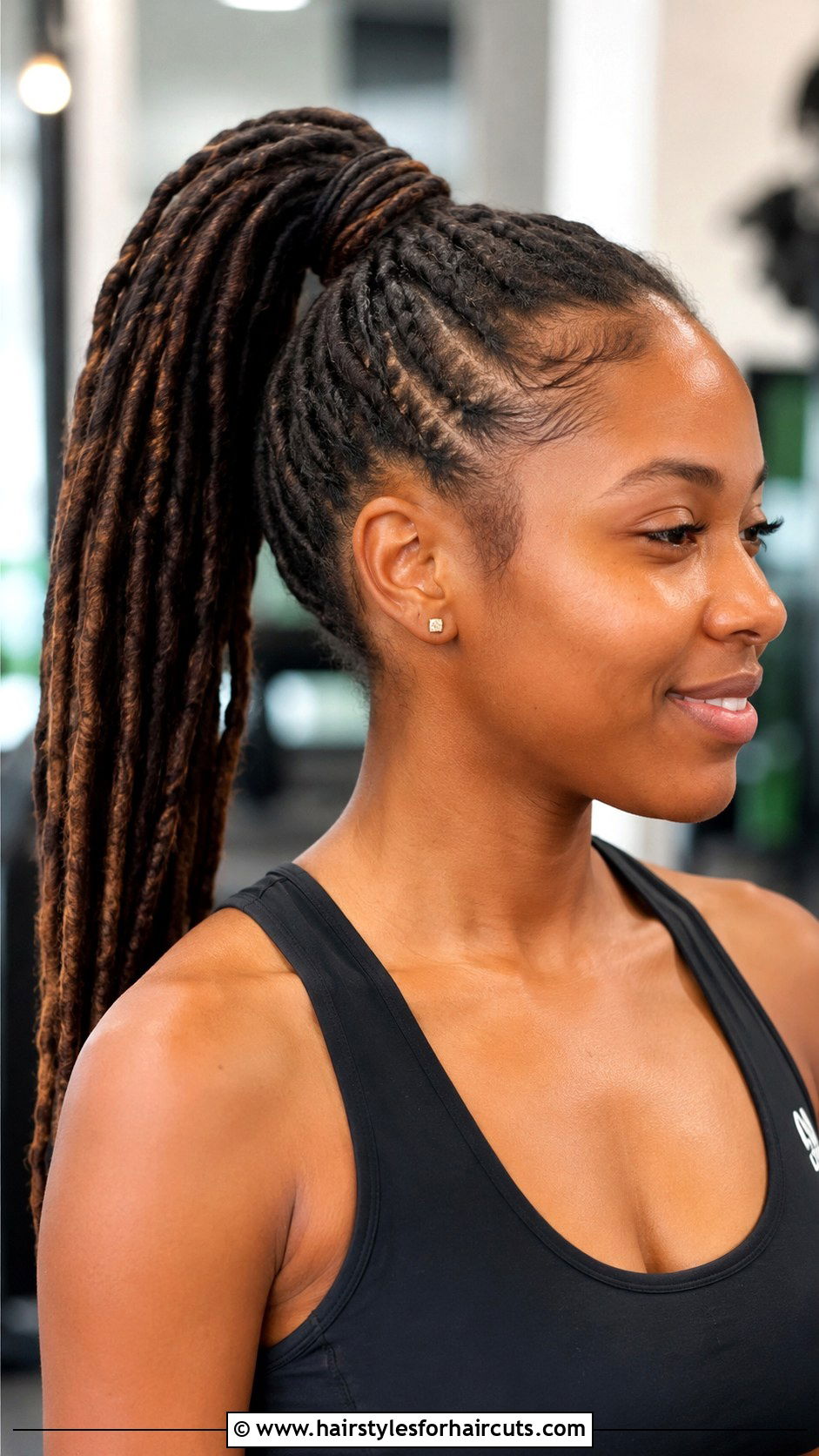 Loc Ponytail - 25 hairstyles locks - 25 hairstyles locks