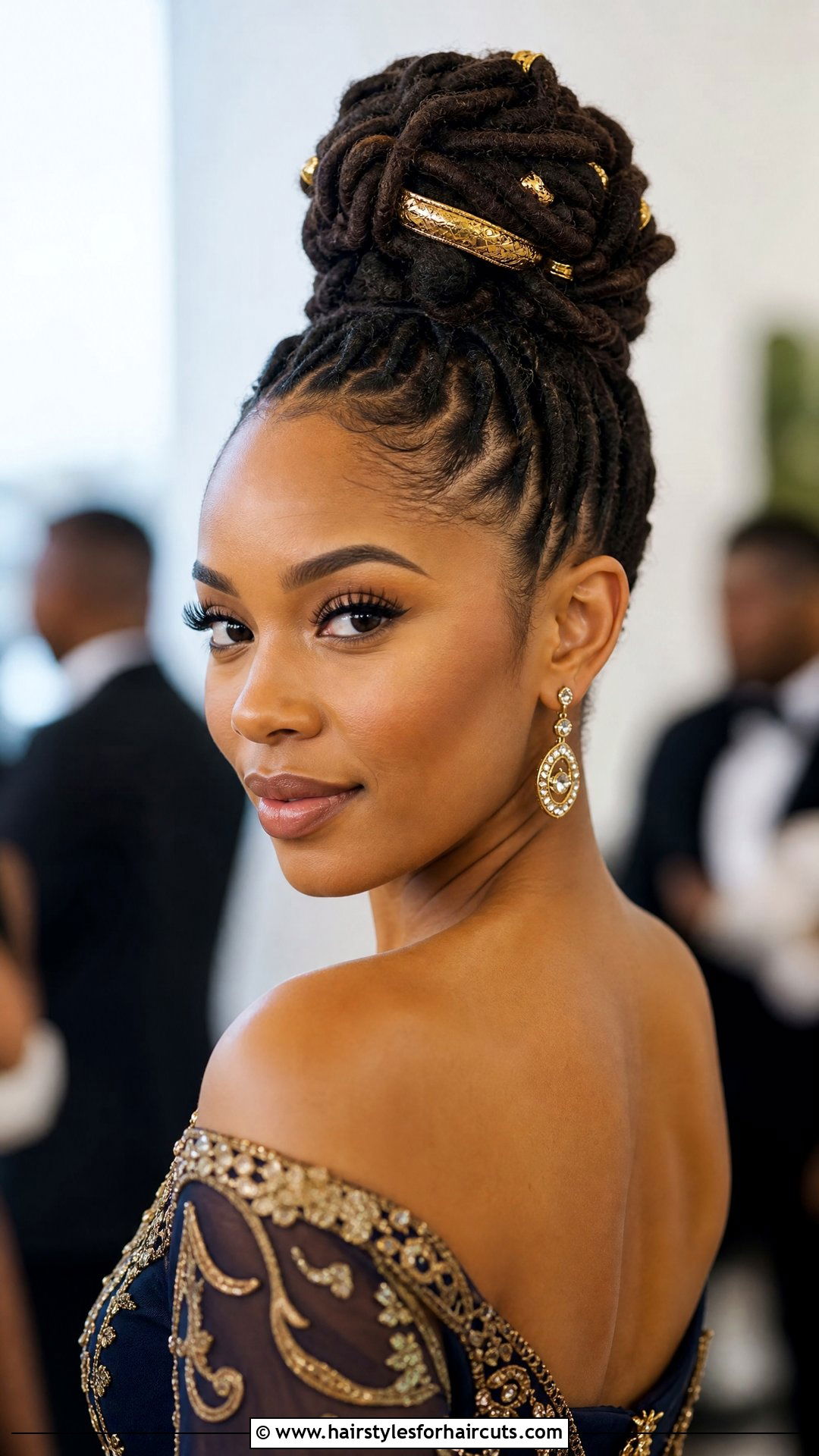 Loc Updo - 25 loc hairstyles for women - 25 loc hairstyles for women