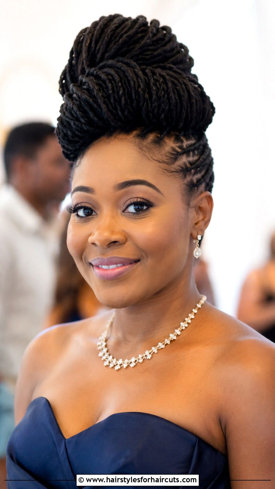 Locs Updo With Bump - 25 bump hairstyles for black hair - 25 bump hairstyles for black hair