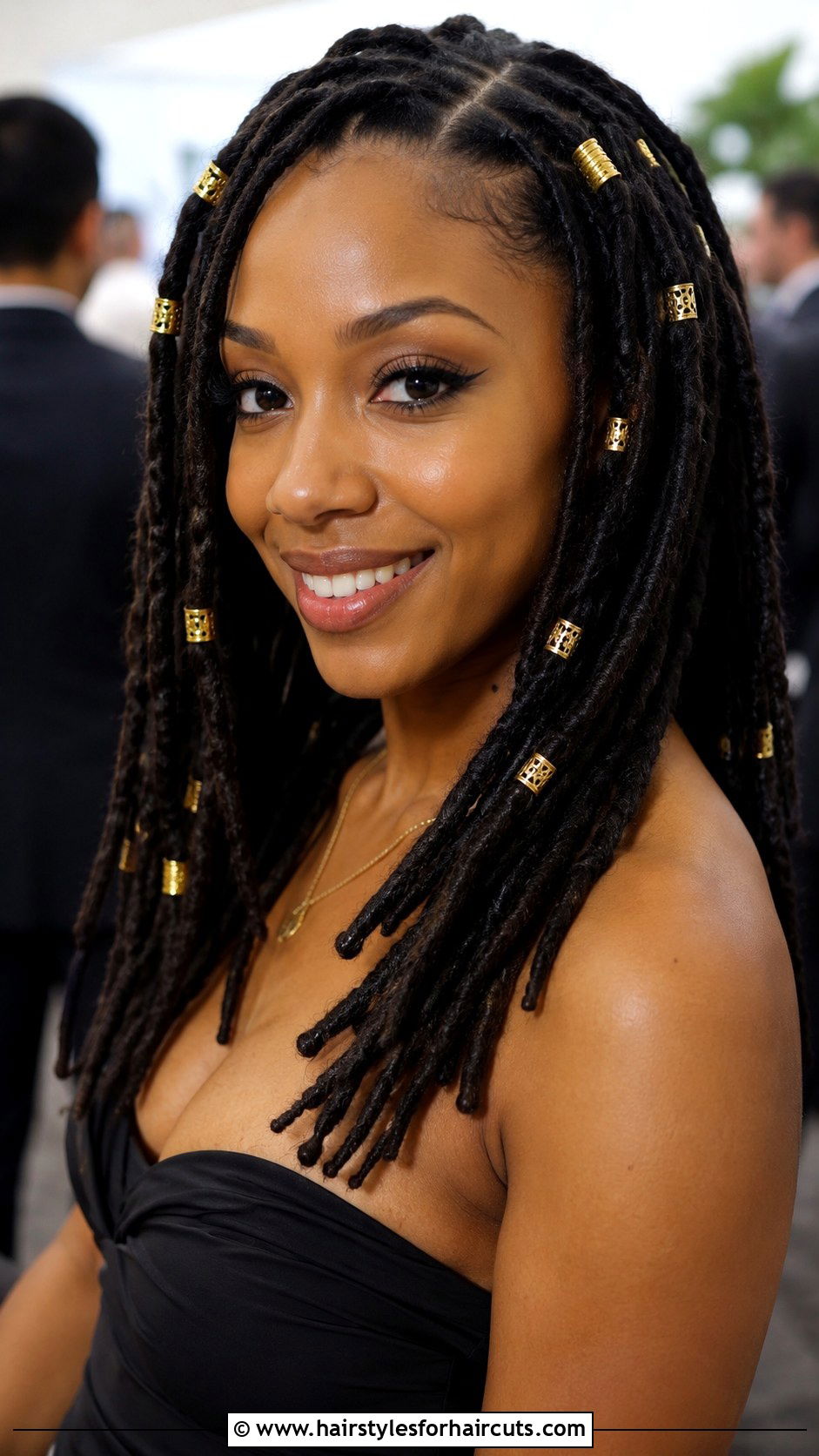 Locs With Cuffs - 25 dread locks hairstyles for ladies - 25 dread locks hairstyles for ladies
