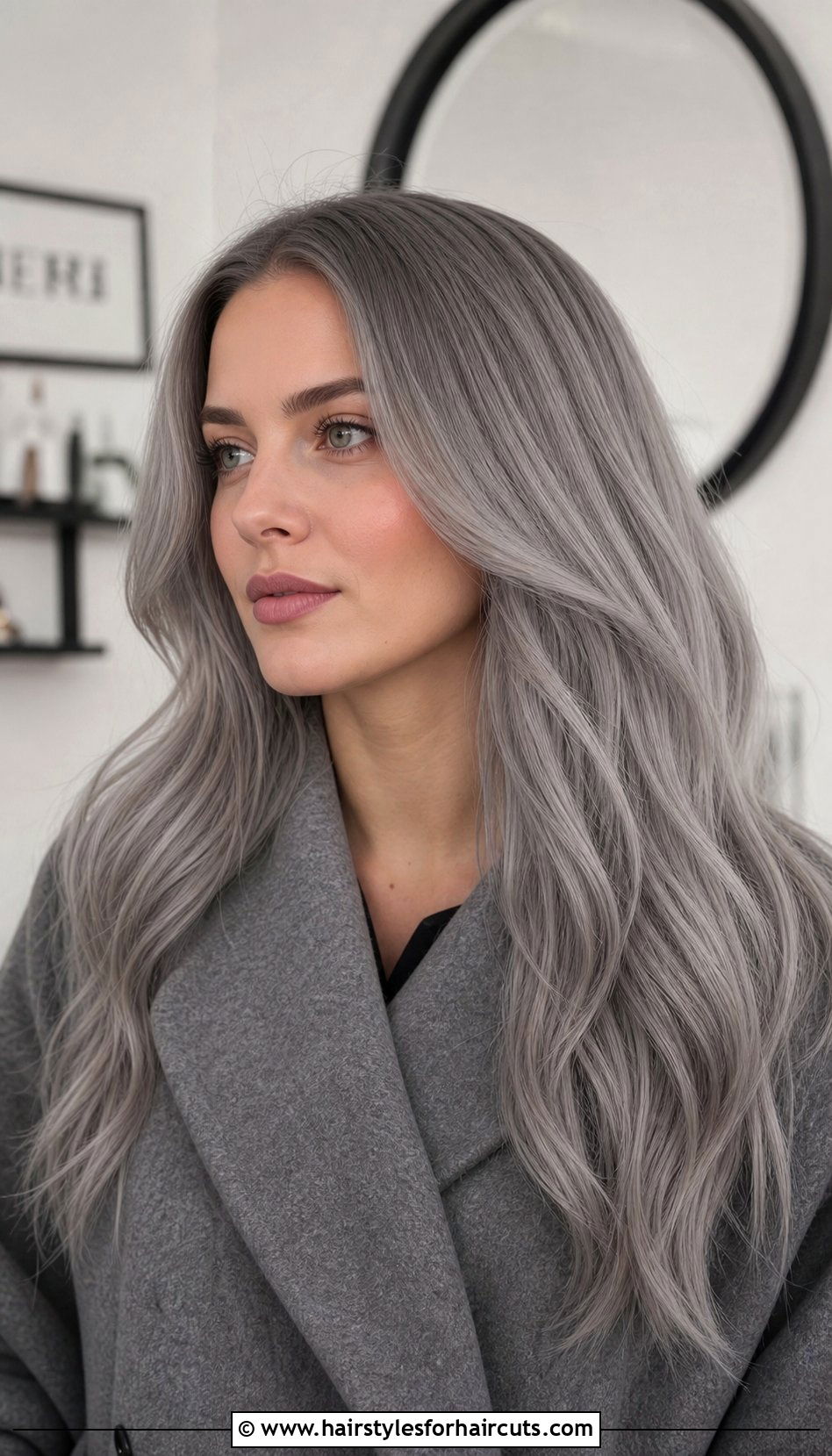 Long Ash Gray Hair - 25 long gray hairstyles - 25 long gray hairstyles