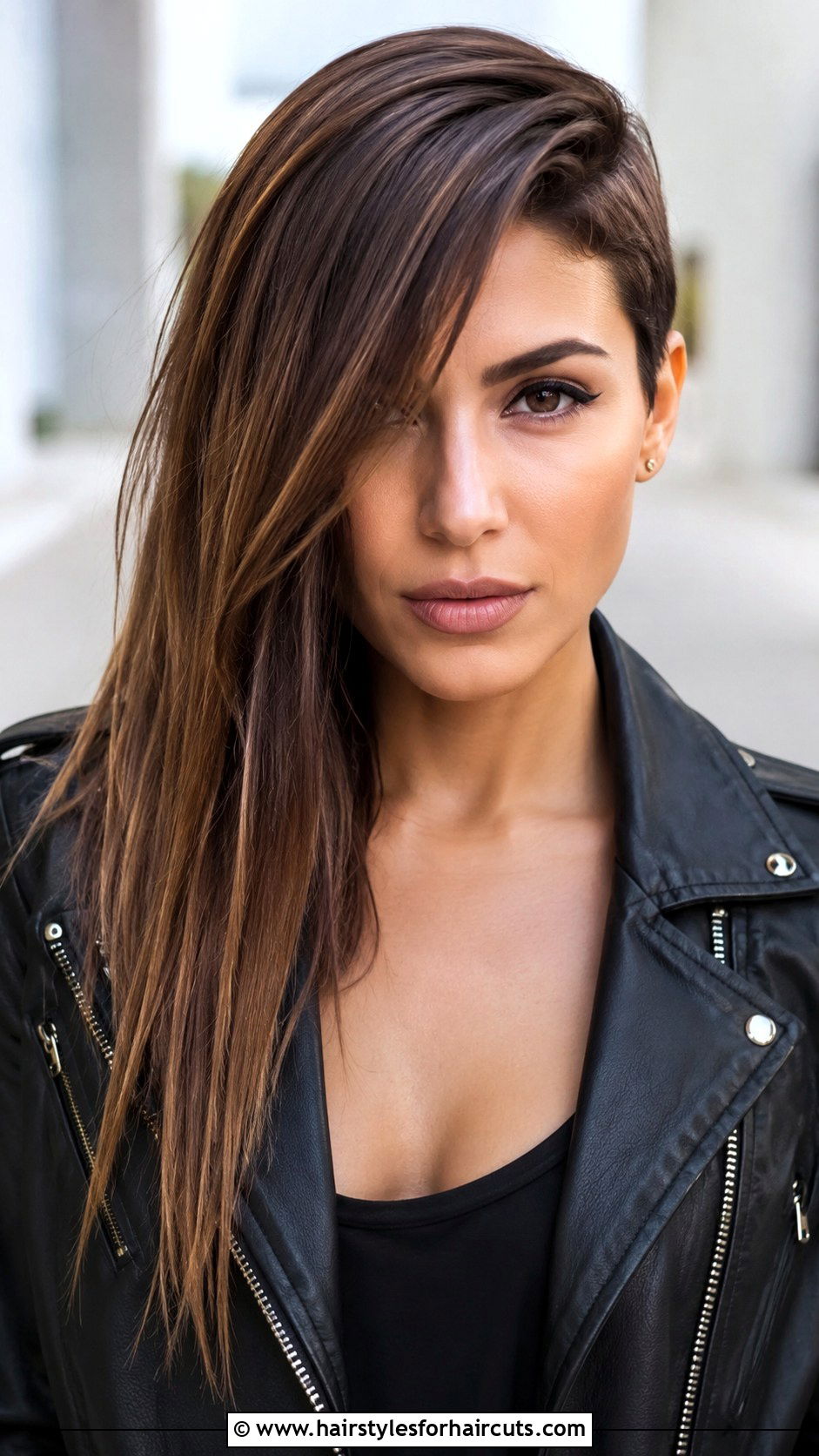 Long Asymmetric Cut - 25 long haircuts no layers - 25 long haircuts no layers