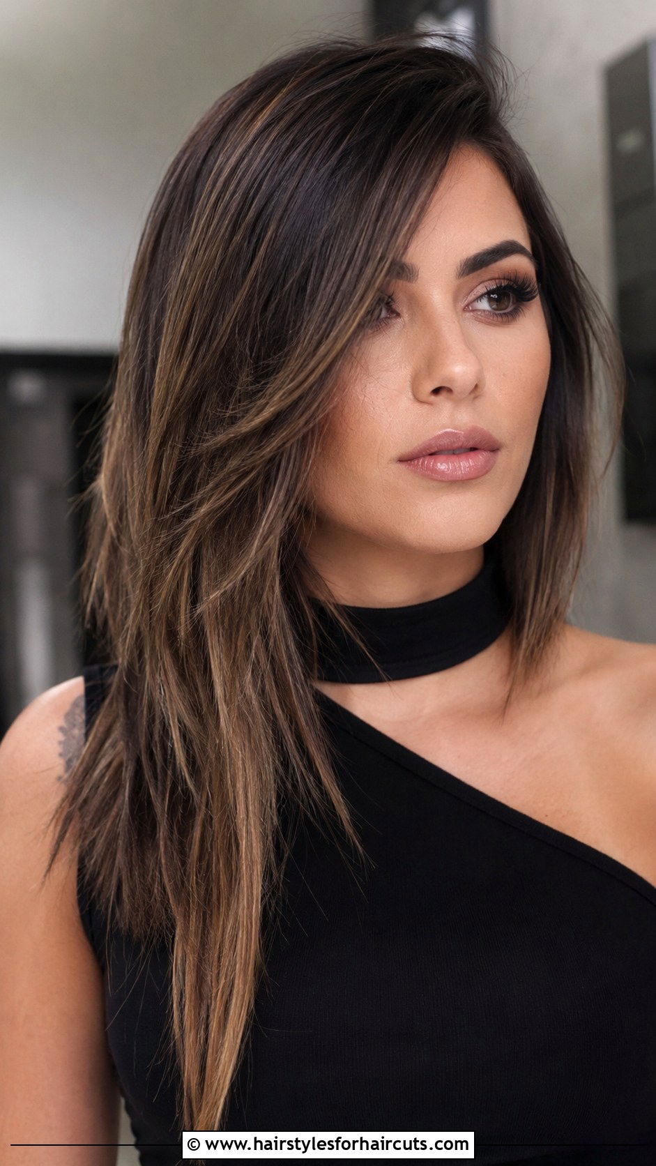 Long Asymmetrical Haircut - 25 long hair haircuts for round faces - 25 long hair haircuts for round faces