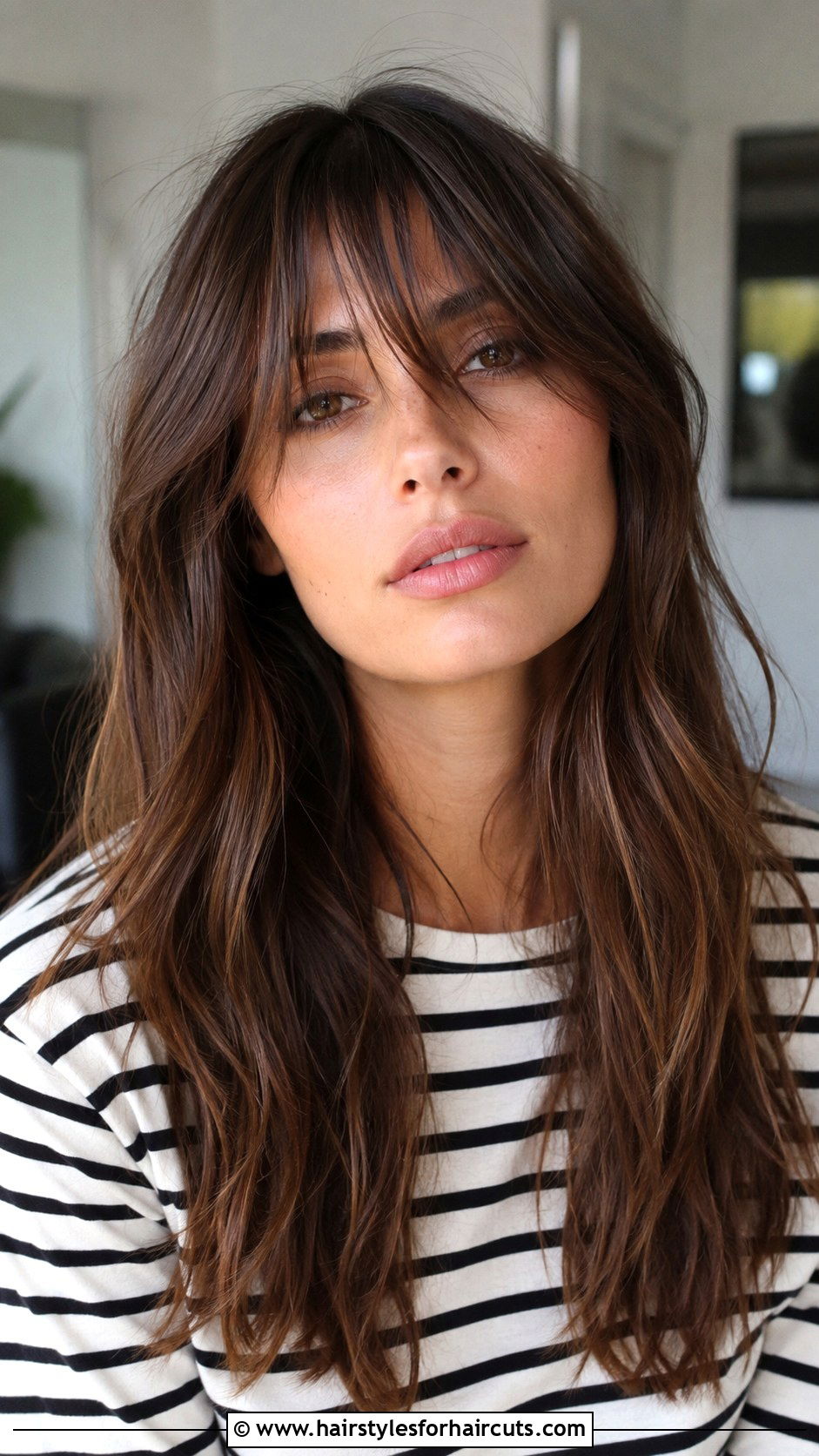 Long Birkin Bangs Hairstyle - 25 best long hairstyles for women - 25 best long hairstyles for women